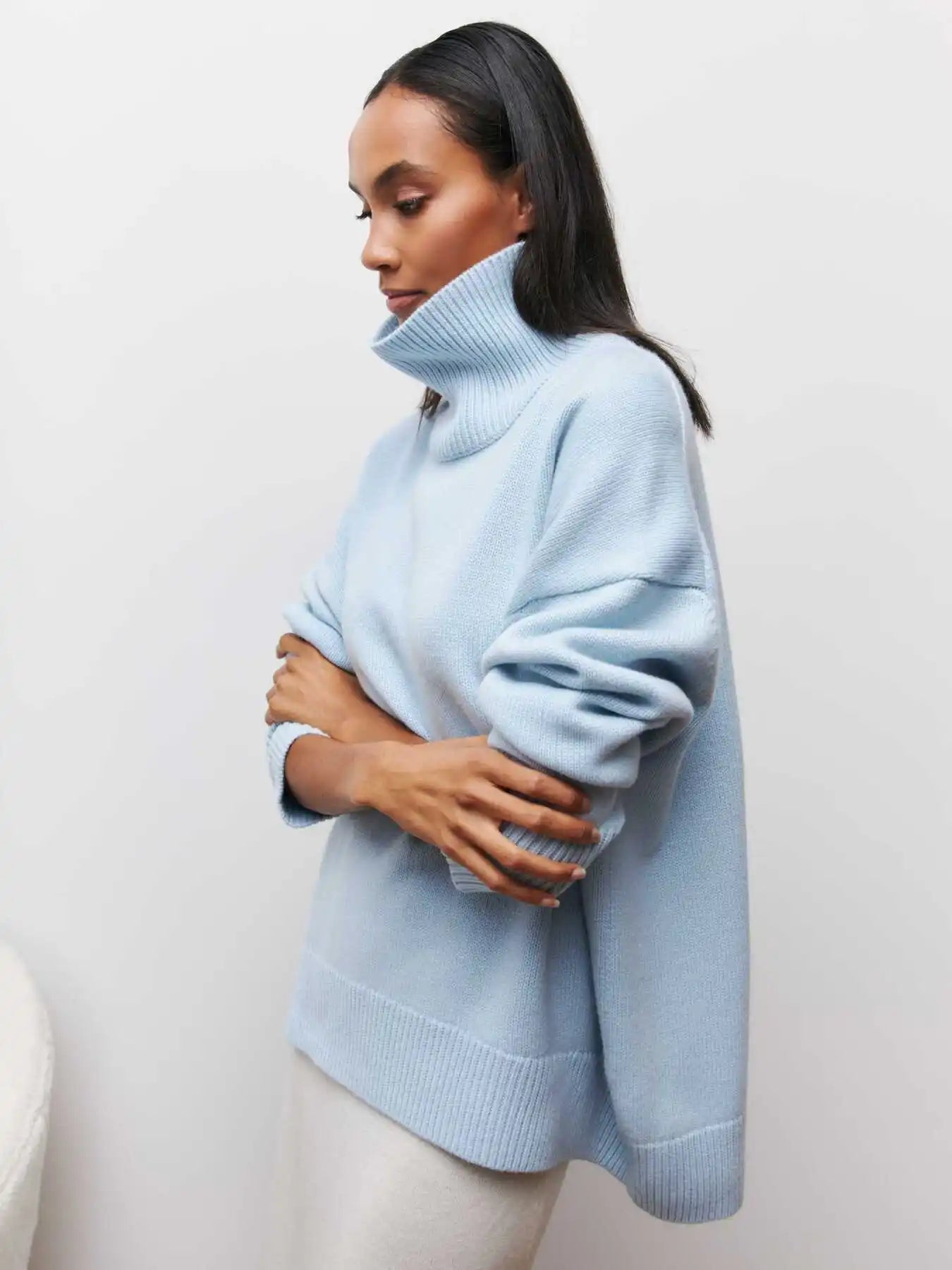 OliviaColtruiPullover - Warmte en Stijl in Oversized Design