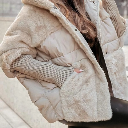 Winterjas Dames – Stijlvolle Warme Jas met Effen Design voor Herfst en Winter