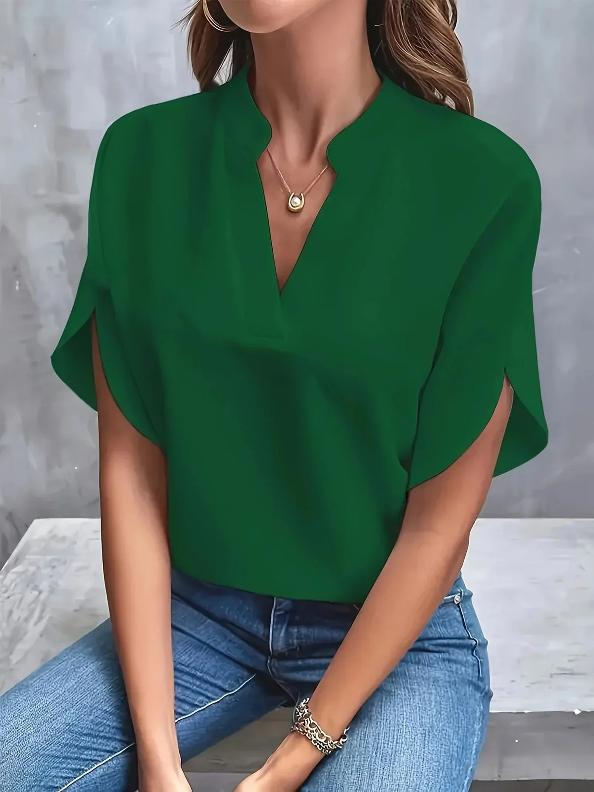 Elegante getailleerde blouse dames - volledige collectie kleuren