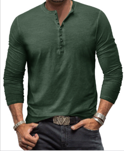 Henley Shirt - Heren  - Regular Fit, Premium Kwaliteit & Tijdloos Design