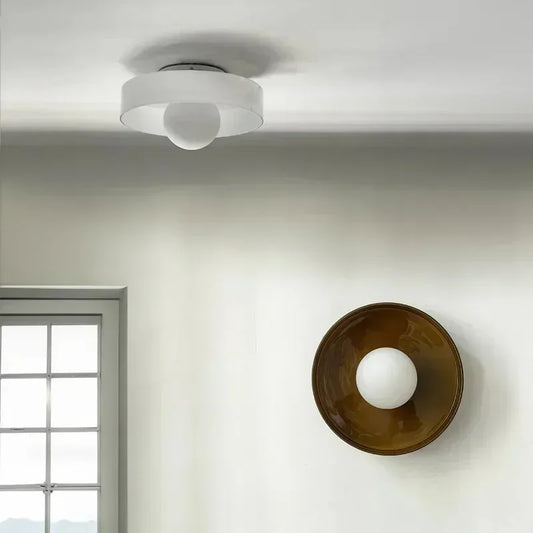 GlassGlow plafondlamp van transparant glas met Scandinavisch design