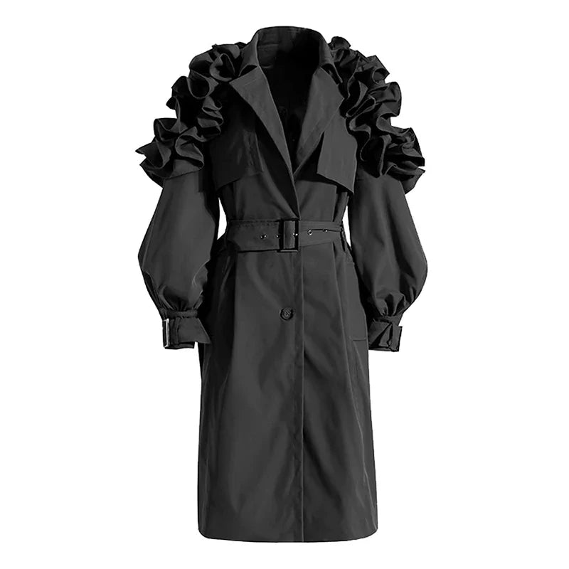 Elegante Trenchcoat - Katoen/Polyester Mix - Tijdloze Stijl