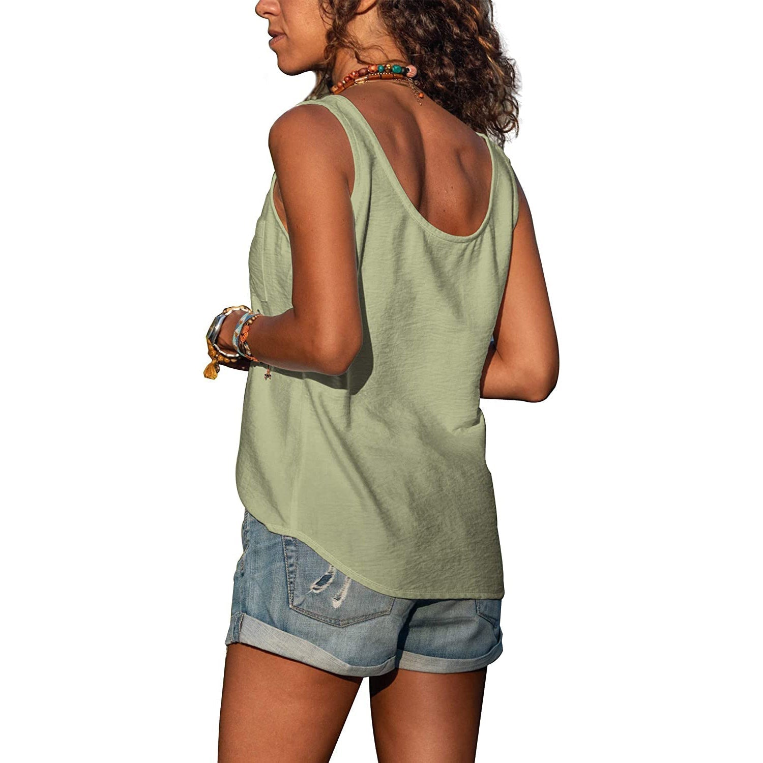 Dames tanktop in Ibiza-stijl, luchtig en vrouwelijk - foto 12