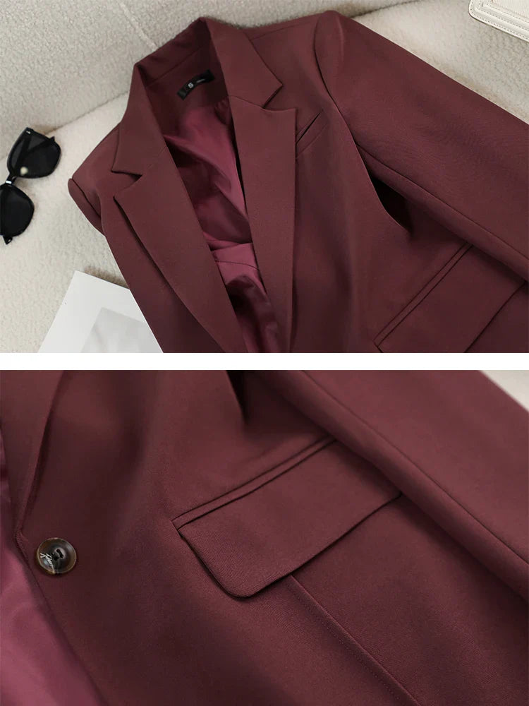 Blazer - Dames - Elegante DEBORA Blazer van Katoen met Slim Fit en Moderne Stijl