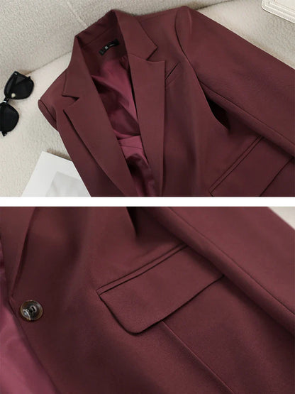 Blazer - Dames - Elegante DEBORA Blazer van Katoen met Slim Fit en Moderne Stijl