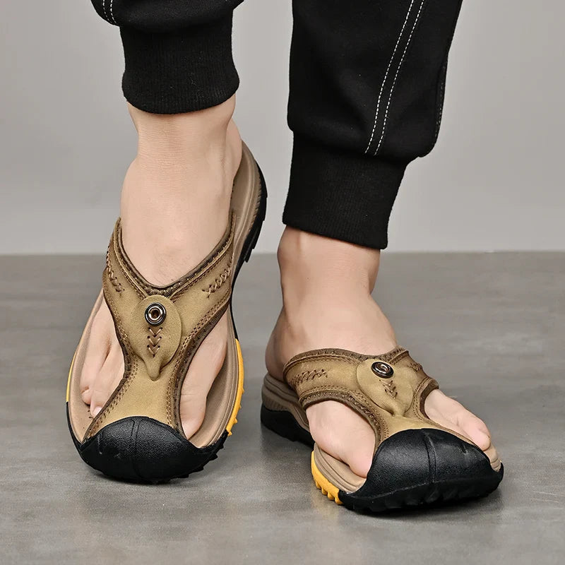 Leren Slippers van Echt Leer voor Dames en Heren