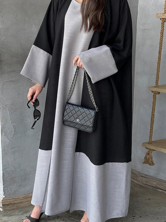 Abaya Set - Zwart - Dames - Stijlvol en elegant