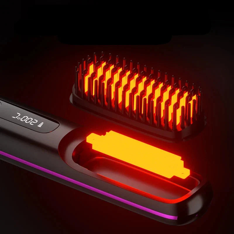 Digitale Draadloze Reis Haarstyler – Compact, Snel en Pluisvrij Haar Overal