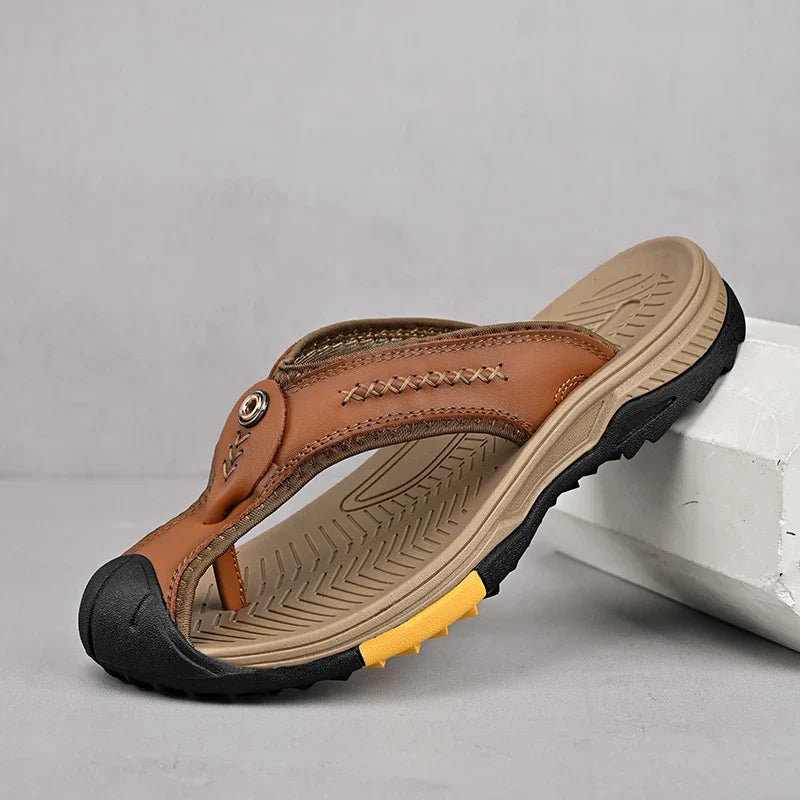 Leren Slippers van Echt Leer voor Dames en Heren