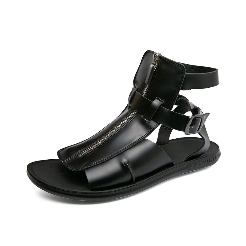 Sandalen met Rits en Comfortabele Zool, Waterbestendig en Ademend