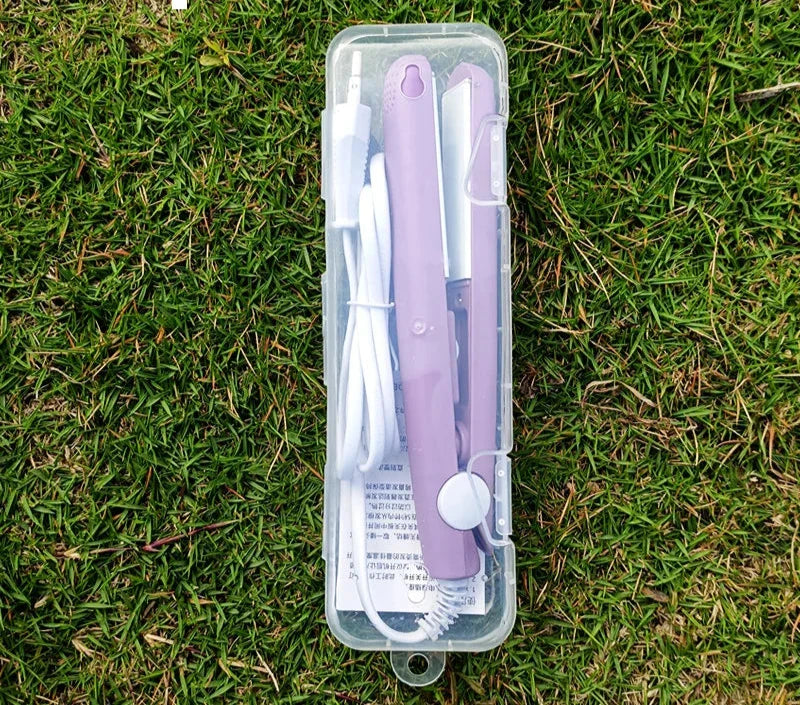 Draagbare Krul- en Steiltang - Keramische Platen, Compact Ontwerp, Voor Alle Haartypes