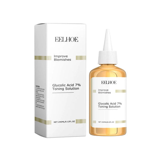 ClearGlow Glycolzuur Toningoplossing 240ml – Diepe Reiniging & Verfijnde Poriën