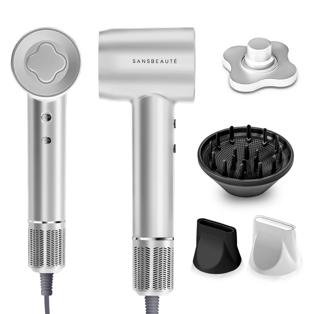 Sneldrogende Haardroger met Diffuser voor Gladde en Gedefinieerde Krullen