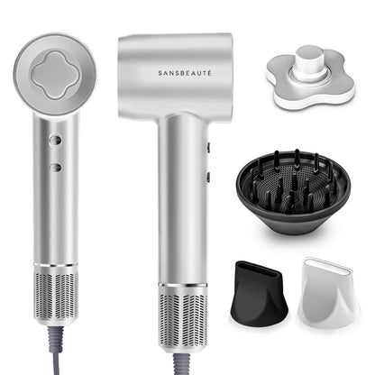 Sneldrogende Haardroger met Diffuser voor Gladde en Gedefinieerde Krullen