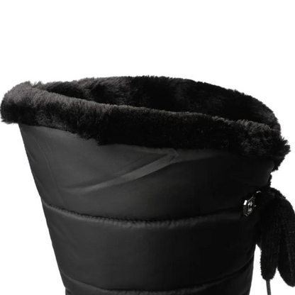 Kniehoge Winterlaarzen met Bontvoering - Warme Dameslaarzen met Antislip Zool