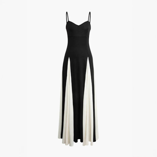 Paloma Maxi Jurk - Dames - Elegantie met Open Rug en Asymmetrisch Design