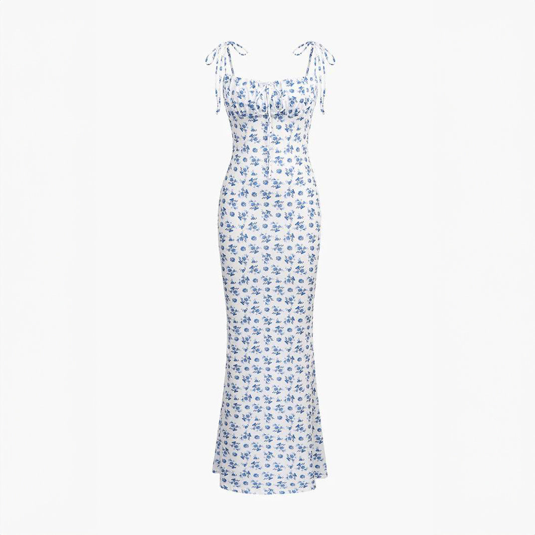 Fiona™ Jurk met Bloemenpatroon - Dames  – Elegantie