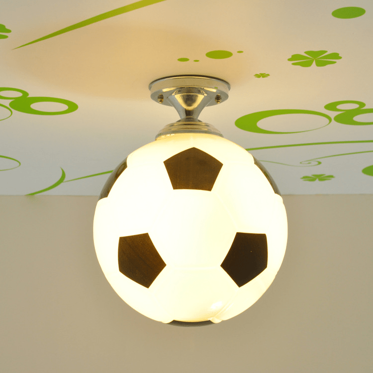 LED plafondlamp voetbalthema voor kinderkamers