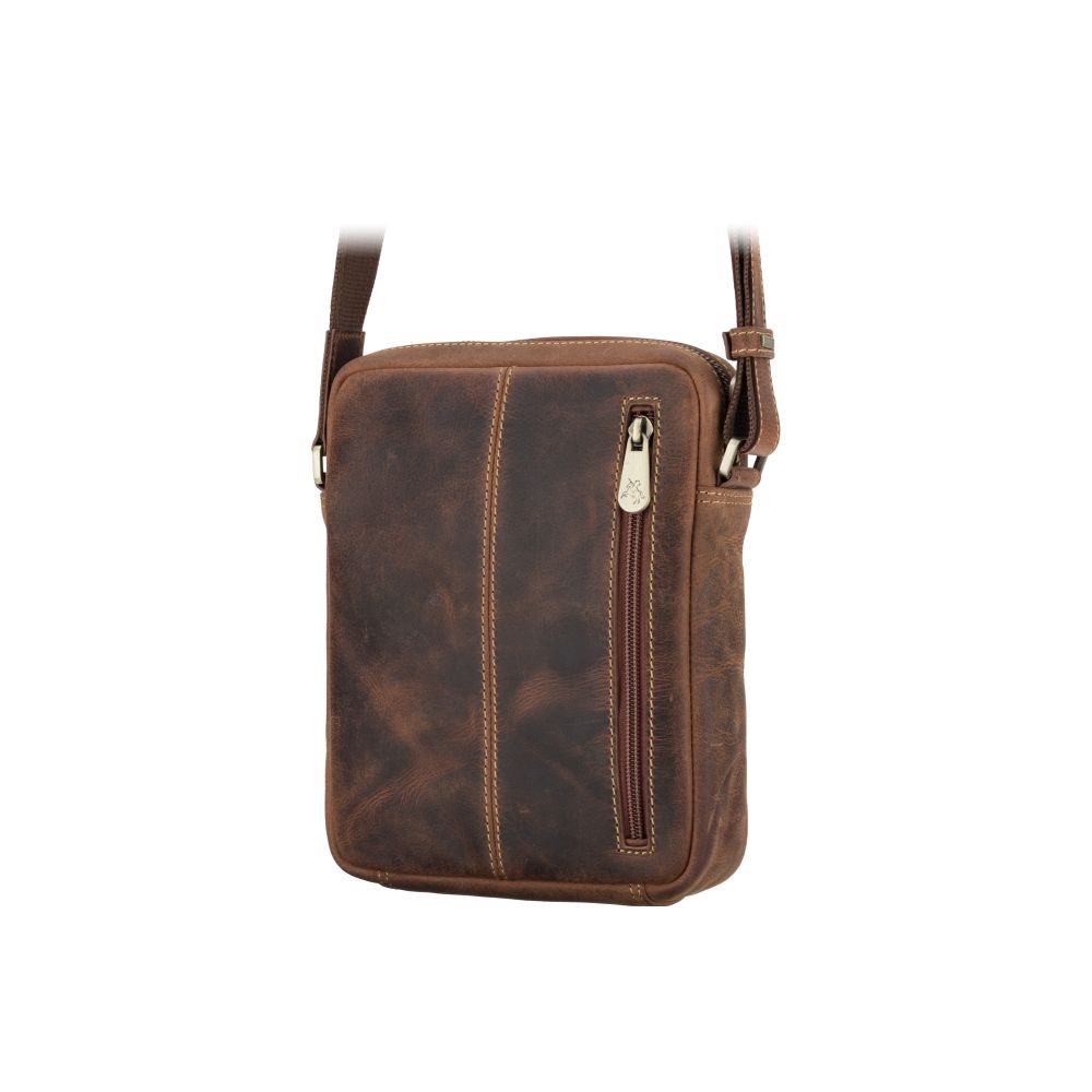 Messenger Bag - Unisex - Stijlvolle Colt Schoudertas van Hoogwaardig Leer met Verstelbare Schouderband