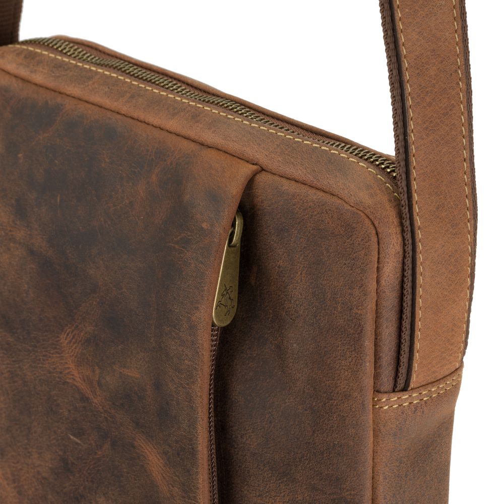 Messenger Bag - Unisex - Stijlvolle en Ruime Schoudertas van Hoogwaardig Leer voor Dagelijks Gebruik