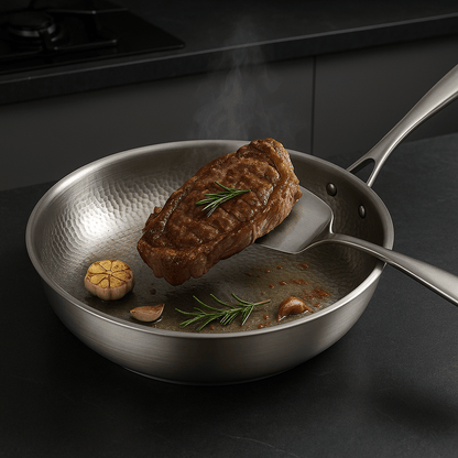 Titan Premium Pan titanium – duurzame pan voor elke warmtebron en hoge temperaturen