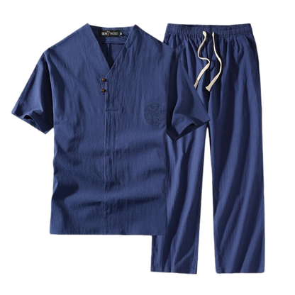 Heren Casual Outfit – Comfortabele Pasvorm en Stijlvolle Details voor Dagelijks Gebruik