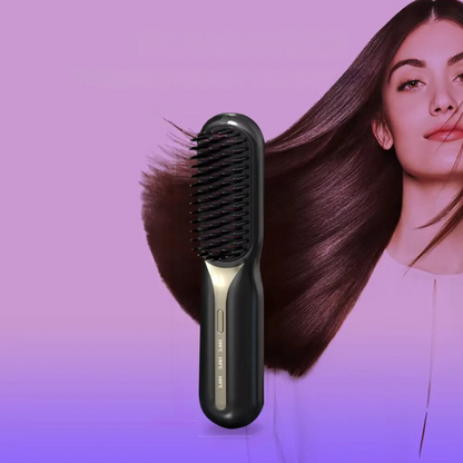 StyleMate Draadloze Warmte Kam - Compacte Haarstyler met Ionentechnologie