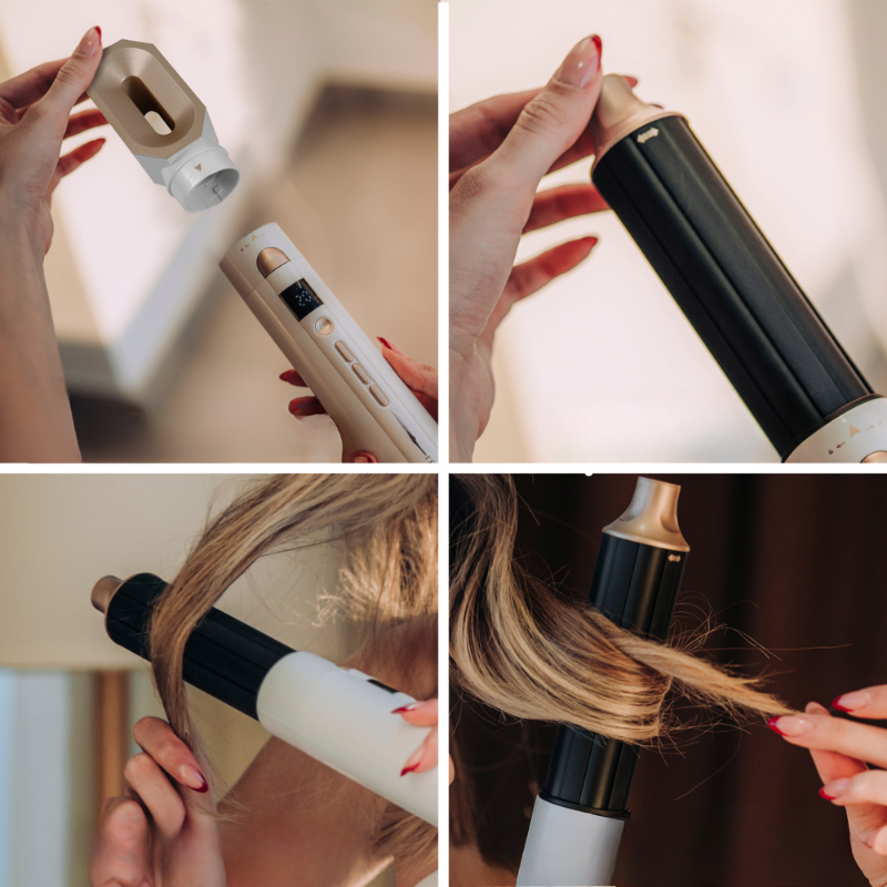 8-in-1 Styling Tool – Professioneel Föhnen, Krullen, Stijlen en Volume