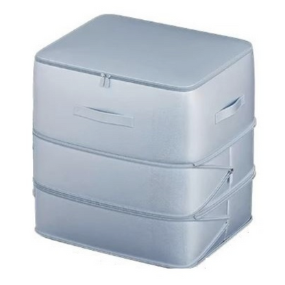 Compressie opbergtas met rits - ruimtebesparend in 3 lagen uitbreidbaar 54x42x60cm