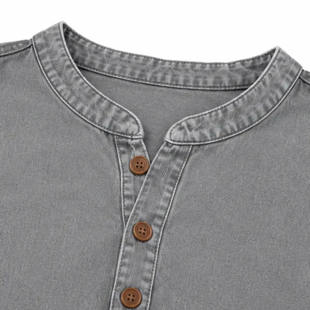 Tuniek dames in denimlook - detailfoto