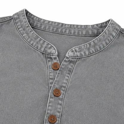 Tuniek dames in denimlook - detailfoto