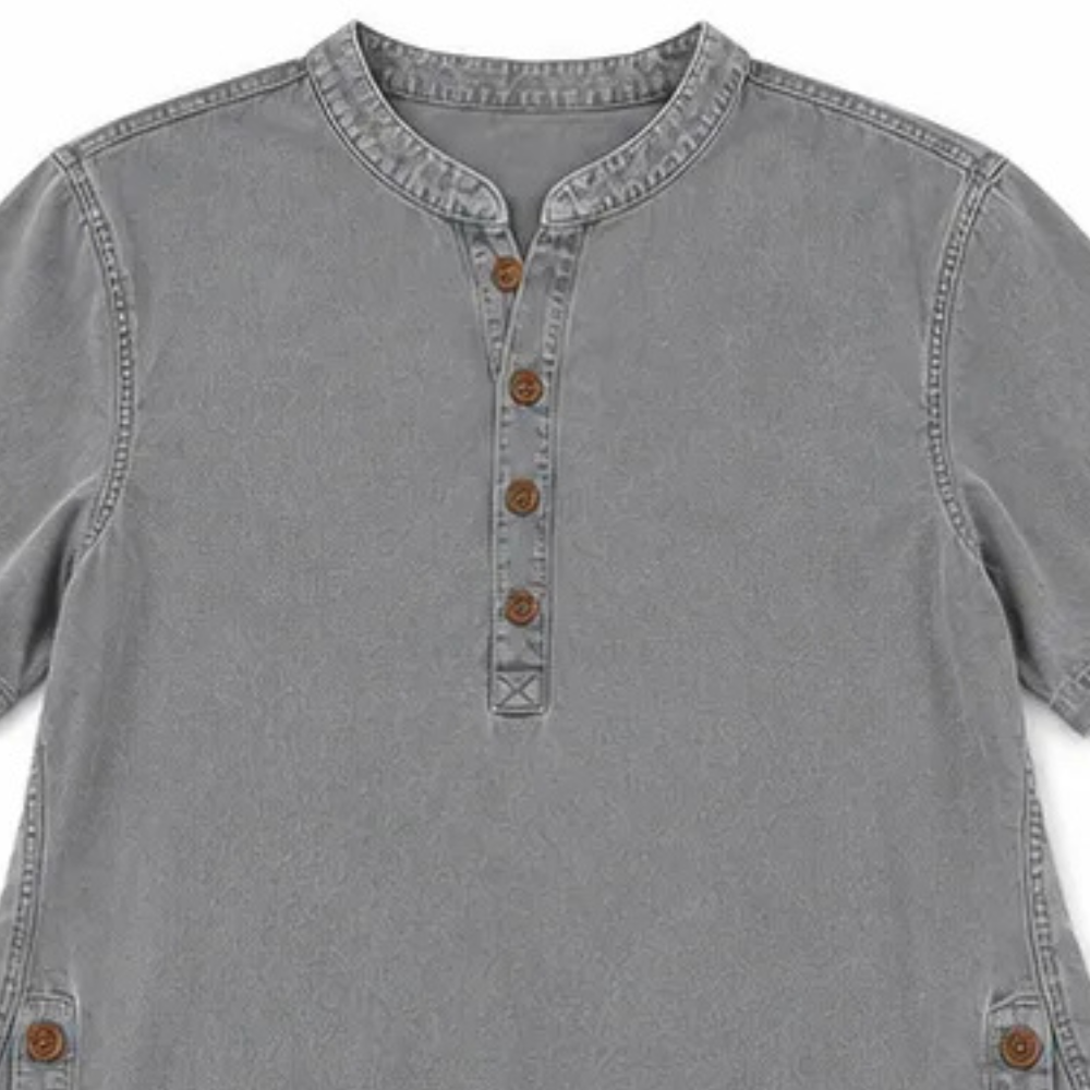 Tuniek dames in denimlook - detailfoto