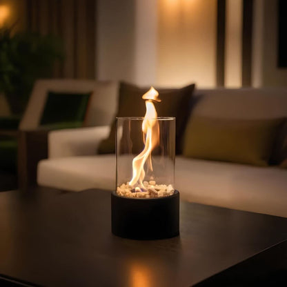 Olielamp - glas - warm vlamlicht voor binnen en buiten