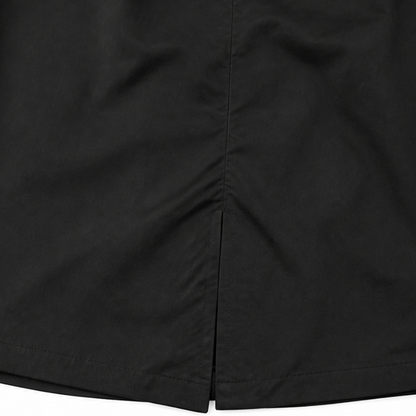 Lange jas dames met capuchon - detailfoto