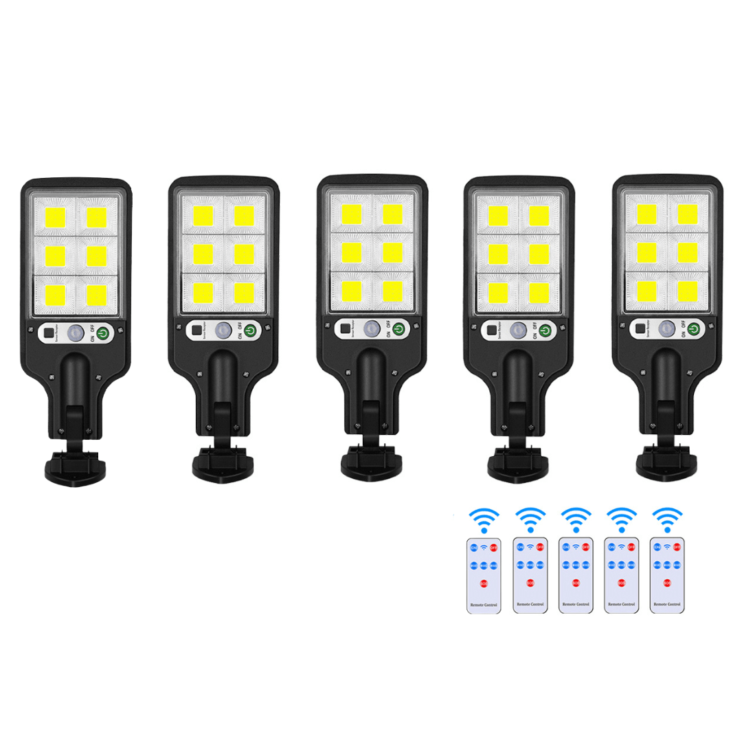 600 Solar LED Buitenlamp met Bewegingssensor en Waterdichte Behuizing