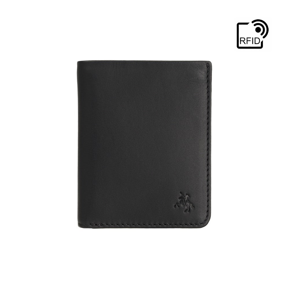 Clipper - Unisex Cash & Card Wallet - Stijlvolle leren portemonnee met RFID-bescherming en compacte pasvorm