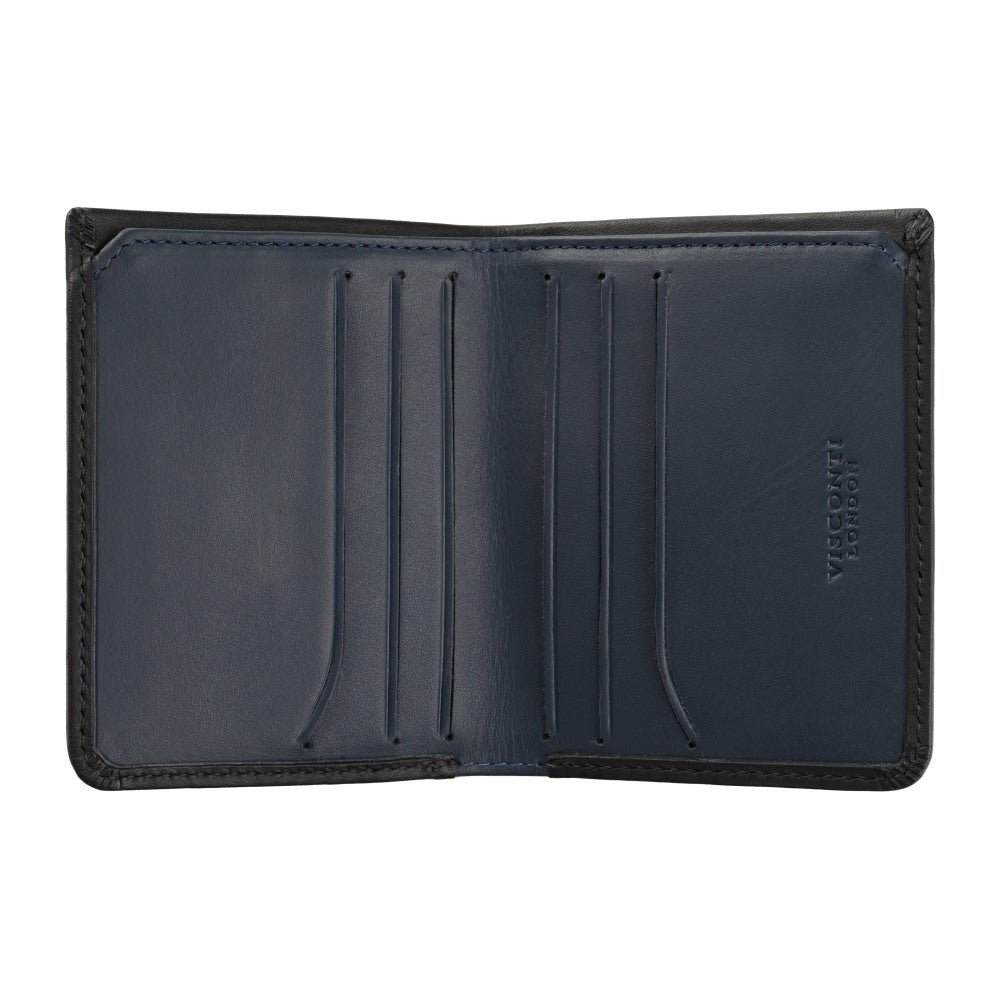 Clipper - Unisex Cash & Card Wallet - Stijlvolle leren portemonnee met RFID-bescherming en compacte pasvorm