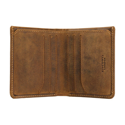 Clipper - Unisex Cash & Card Wallet - Stijlvolle leren portemonnee met RFID-bescherming en compacte pasvorm