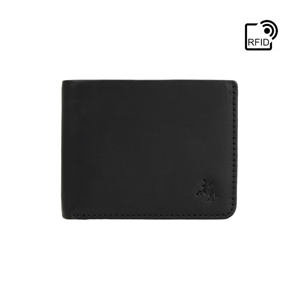 Wallet - Unisex - Stijlvolle Saw Cash & Card Wallet van hoogwaardig leer met slimme indeling voor pasjes en contant geld