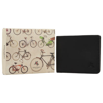 Wallet - Unisex - Stijlvolle Saw Cash & Card Wallet van hoogwaardig leer met slimme indeling voor pasjes en contant geld