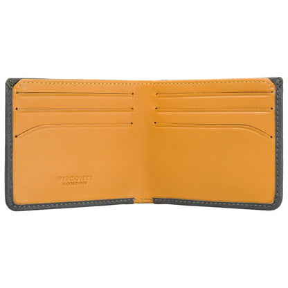 Wallet - Unisex - Stijlvolle Saw Cash & Card Wallet van hoogwaardig leer met slimme indeling voor pasjes en contant geld