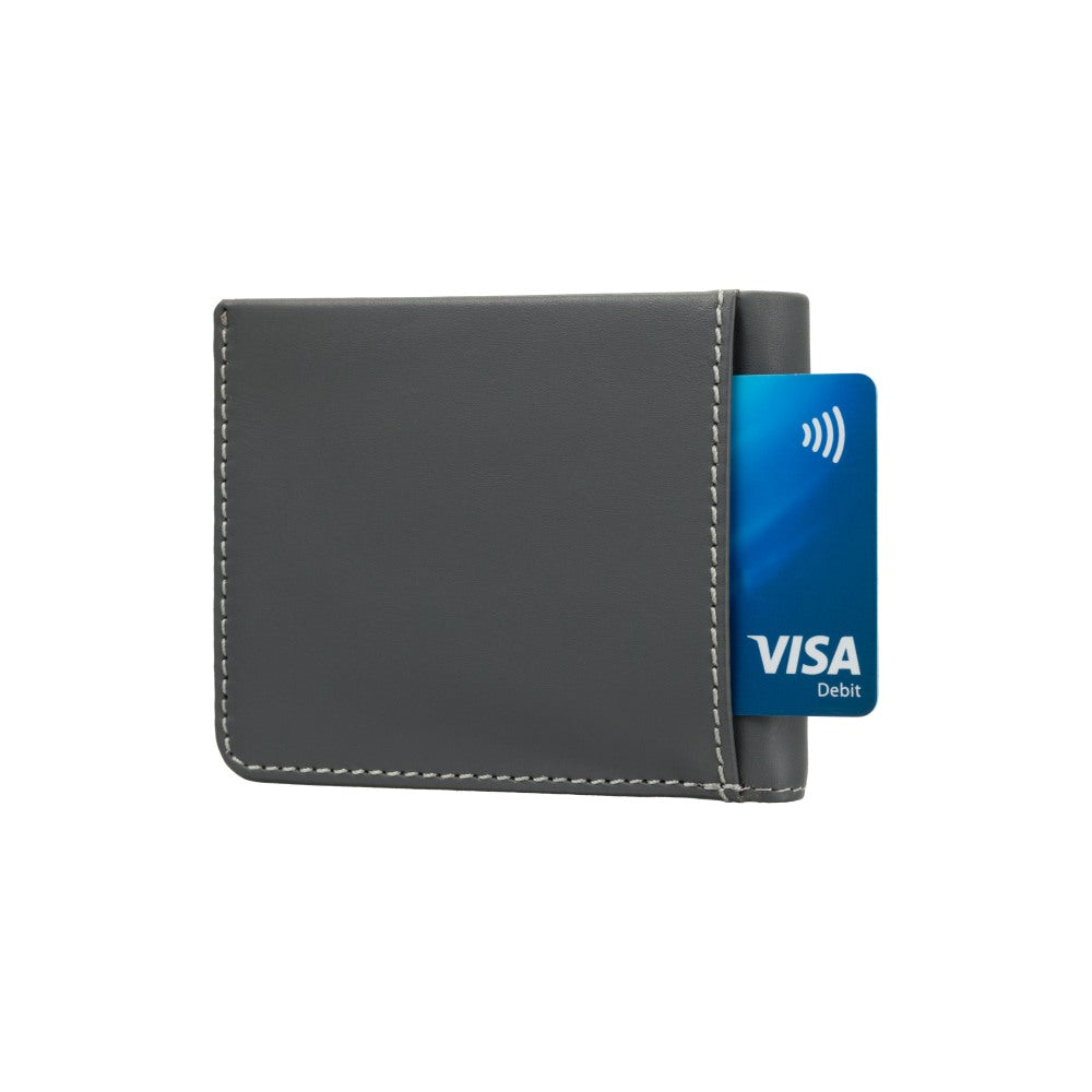 Wallet - Unisex - Stijlvolle Saw Cash & Card Wallet van hoogwaardig leer met slimme indeling voor pasjes en contant geld