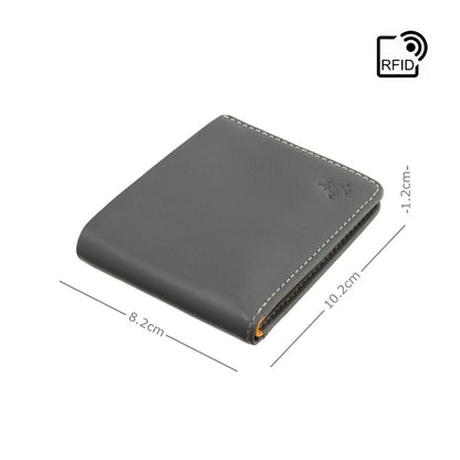 Wallet - Unisex - Stijlvolle Saw Cash & Card Wallet van hoogwaardig leer met slimme indeling voor pasjes en contant geld