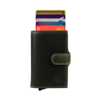 Cash & Card Portemonnee - Unisex - Stijlvolle leren portemonnee met RFID-bescherming en compact design