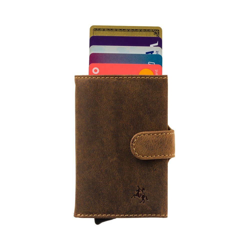 Cash & Card Portemonnee - Unisex - Stijlvolle leren portemonnee met RFID-bescherming en compact design