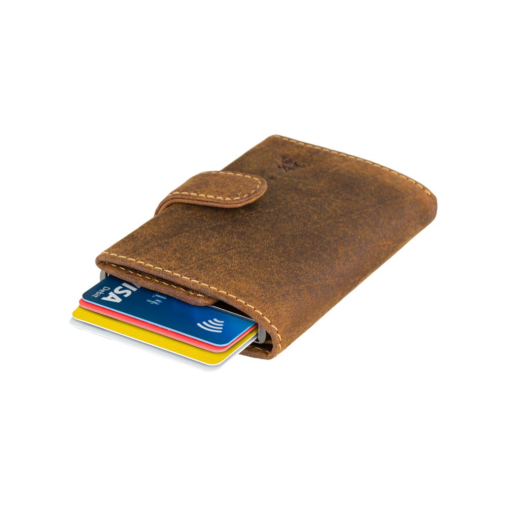 Cash & Card Portemonnee - Unisex - Stijlvolle leren portemonnee met RFID-bescherming en compact design