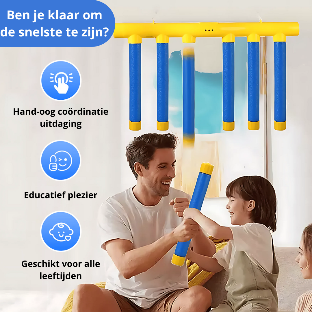Interactief Reflex Spel – Familieplezier, Focus en Reactiesnelheid Oefenen Zonder Scherm