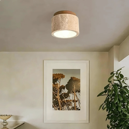 HushLamp houten plafondlamp warmwit licht energiezuinig design