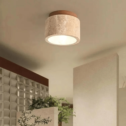 HushLamp houten plafondlamp warmwit licht energiezuinig design