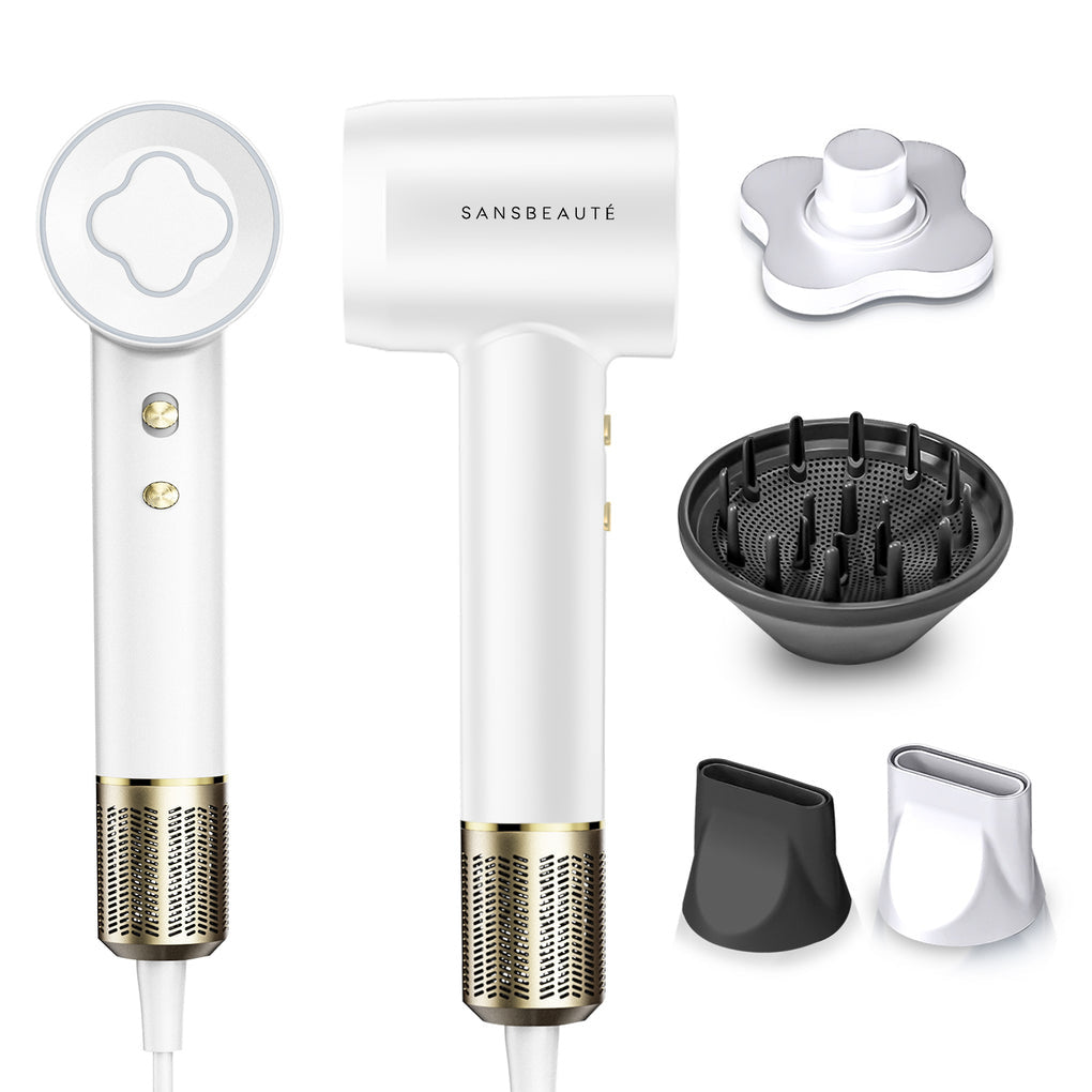 Sneldrogende Haardroger met Diffuser voor Gladde en Gedefinieerde Krullen